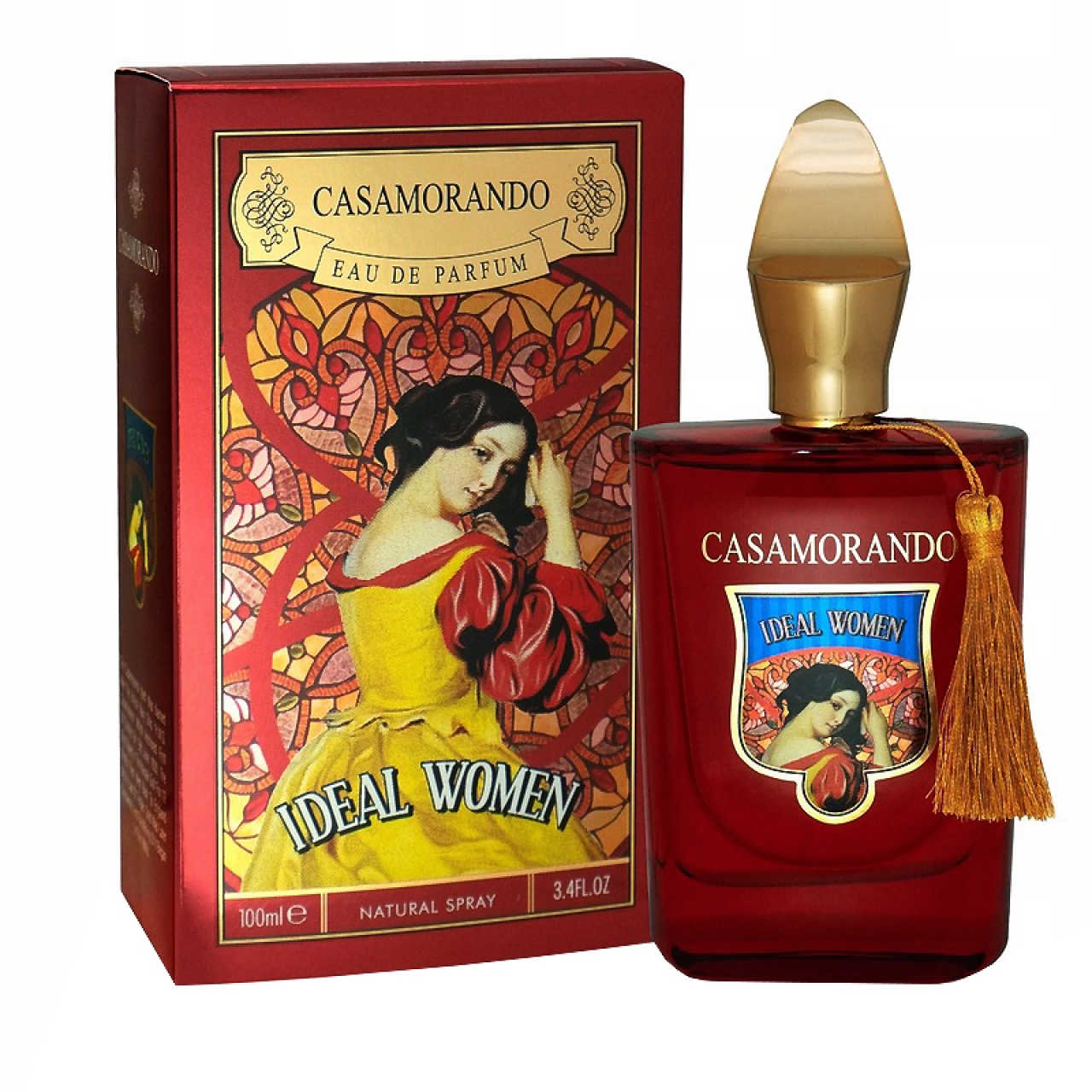 ادوپرفیوم زنانه فراگرنس ورد مدل کازاموراندو آیدل ومن حجم 100 میلی لیتر
