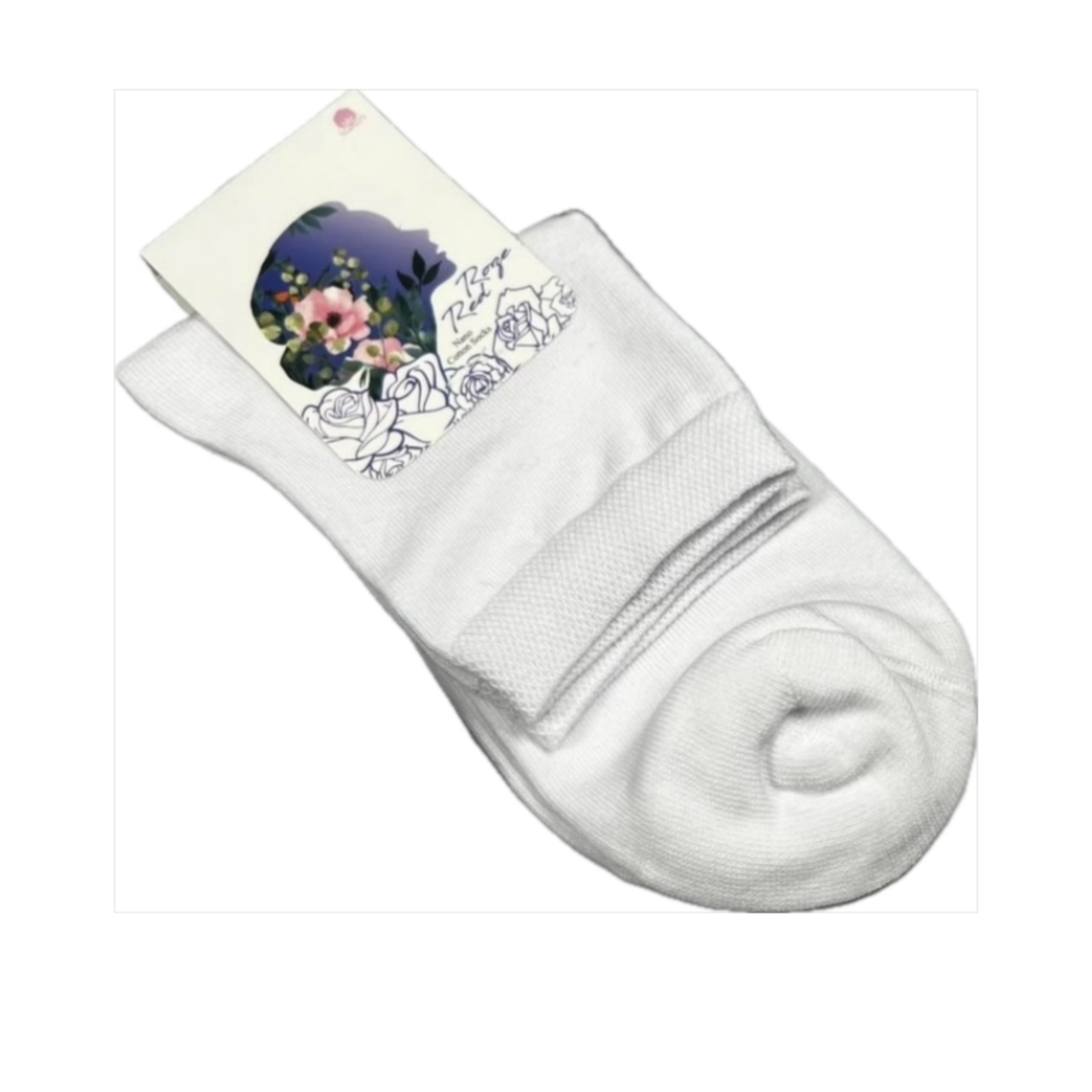 جوراب زنانه نیم ساق دیاکو نانو کد 4 - رنگ شیری