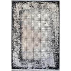 فرش ماشینی سیزان طرح ۴۱۰۵۵k کرم مدرن