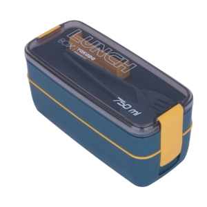 ظرف غذا مدل 750 به همراه قاشق و چنگال