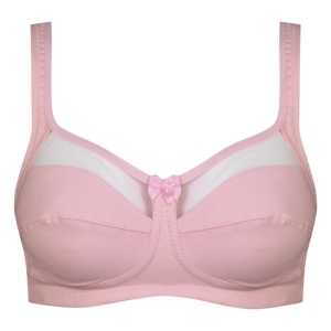 سوتین بالا حریر EMA کد 4100 - رنگ صورتی