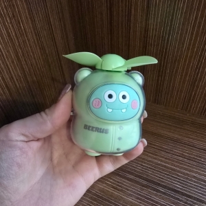 پنکه همراه شارژی مدل عروسکی طرح دایناسور