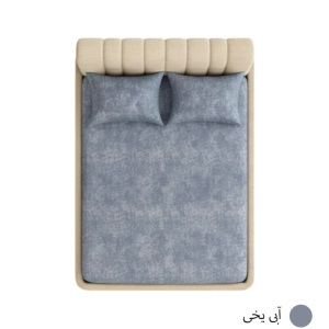 ملحفه مدرن کش دار دونفره طرح آرام سایز ۲۰۰*۱۸۰