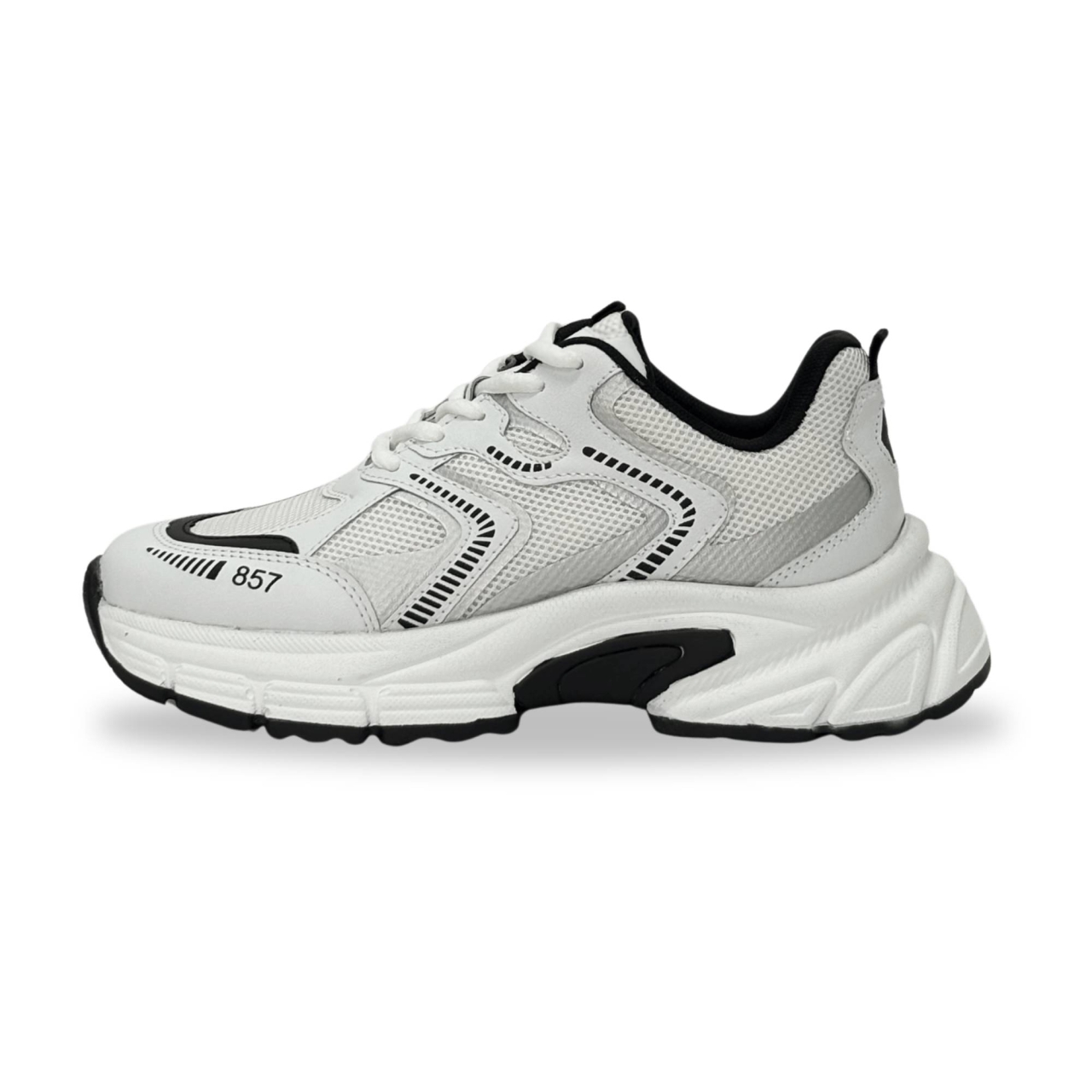 کتونی زنانه مدل بالنسیاگا رنگ سفید مشکی