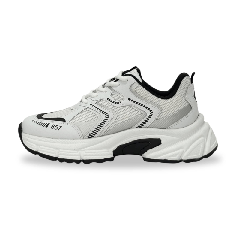 کتونی زنانه مدل بالنسیاگا رنگ سفید مشکی