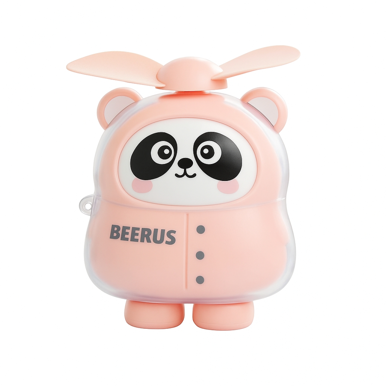 پنکه همراه شارژی مدل عروسکی طرح پاندا کد 02