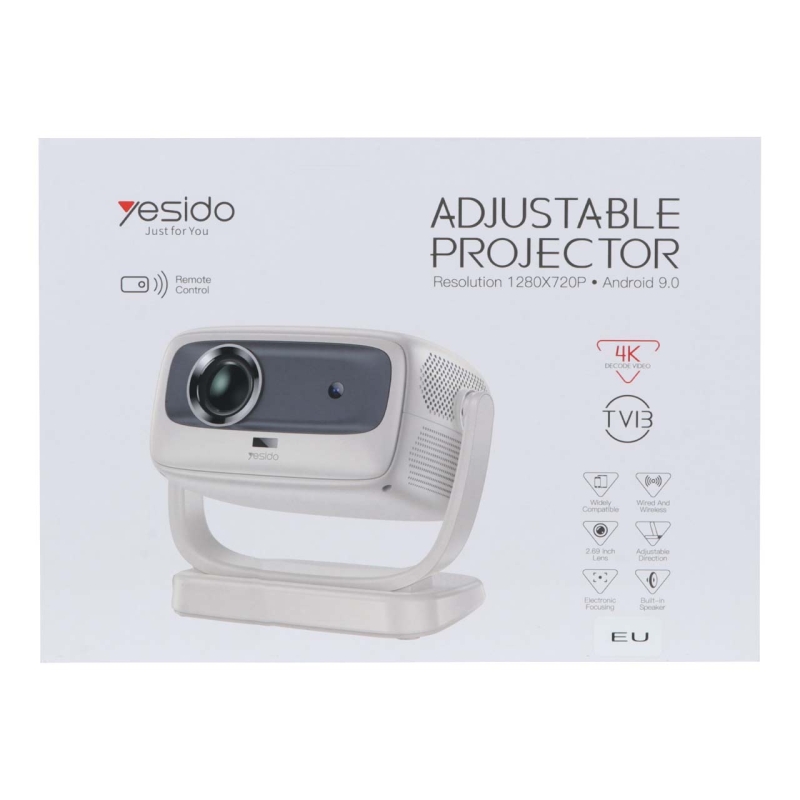 ویدیو پروژکتور 4K یسیدو مدل YESIDO TV13