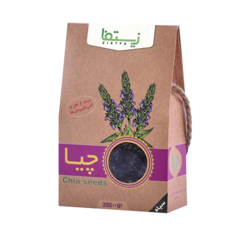 دانه چیا سیاه زیستفاـ 250 گرم