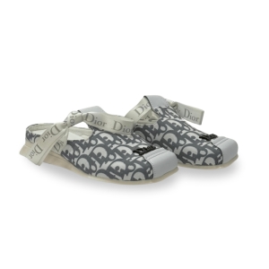 صندل زنانه مدل دیور رنگ طوسی