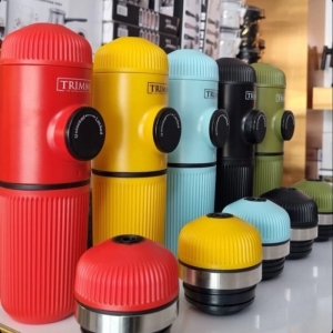 قهوه ساز دستی پمپی دوکاره دابل پرسو نانو پرسو 18 بار مدل TRIMM