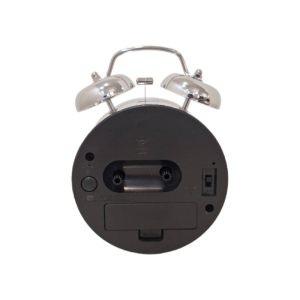 ساعت رومیزی نقره ایی زنگ دار مدل RN 202