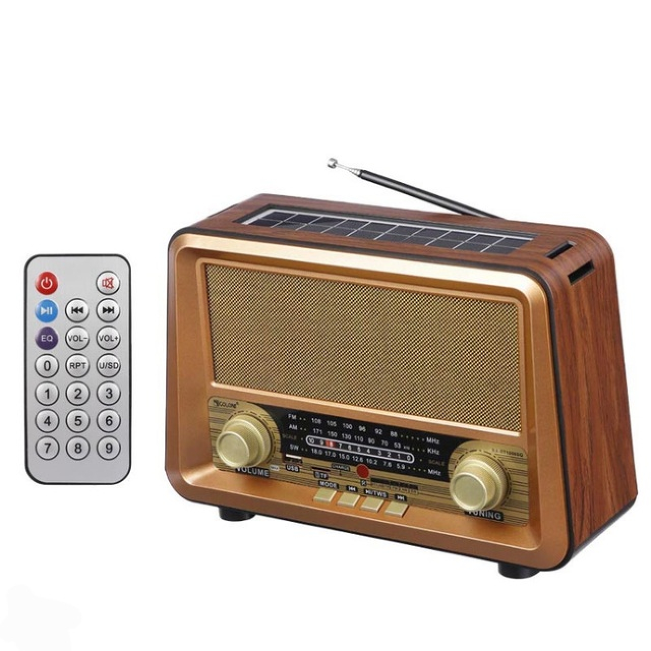 رادیو خورشیدی گولون مدل RX-BT1006SQ