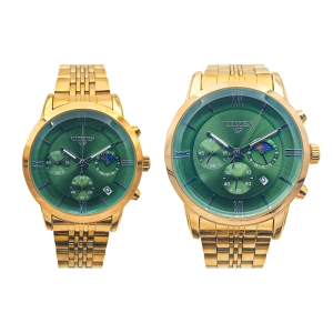 ساعت مچی عقربه ای ست زنانه مردانه سیتیزن مدل M004 gold