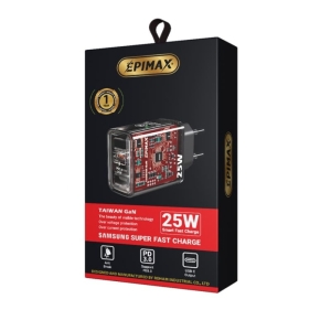 شارژر 25 وات تایپ سی ایپیمکس مدل EPIMAX EU-151 PD 25W