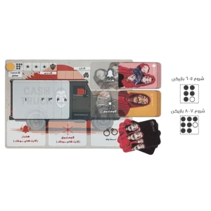 بازی نقش مخفی میپل کینگ مدل مانی هیست money heist