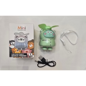 پنکه همراه شارژی مدل عروسکی طرح دایناسور