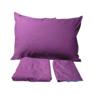 ست ملحفه کشدار ترک تکنفره ۲تکه Cheshik سایز ۹۰*۲۰۰ به همراه بالش الیاف توپی