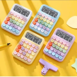 ماشین حساب فانتزی طرح رنگی  کد 360