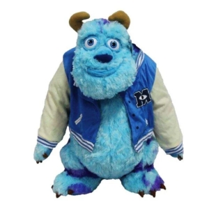 عروسک طرح شخصیت سالیوان مدل سویشرت دار ارتفاع 35 سانتی‌متر