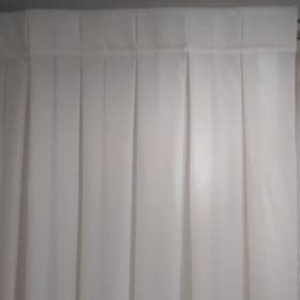 پرده حریر ساده مدل پلیسه سایز ۱۵۰×۲۸۰  