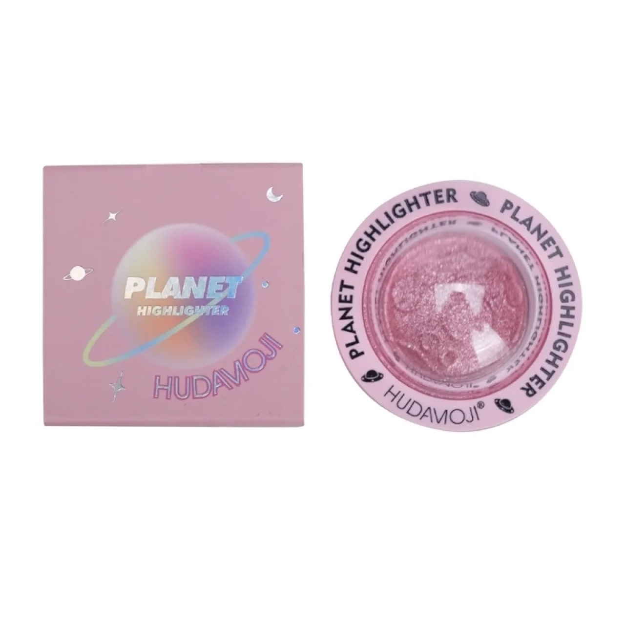 هایلایتر فضایی هدی موجی صورتی حجم ۵ گرم