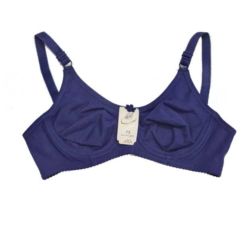 سوتین نخی پرسی فنر دار لعیا کد 307 - رنگ سورمه ای