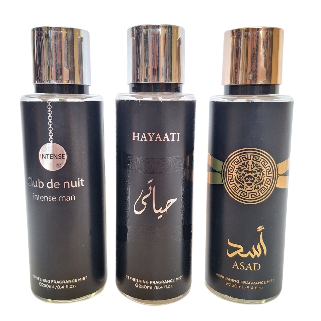 پک اقتصادی سه عددی بادی اسپلش های مردانه و زنانه مدل حیاتی, اسد,کلاب د نویت اینتنس حجم 250 میل