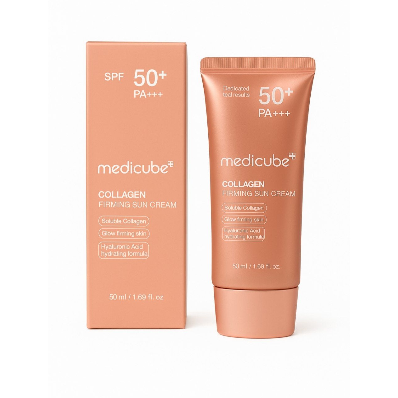 ضد آفتاب کلاژن مدیکیوب spf50 حجم ۵۰ میل