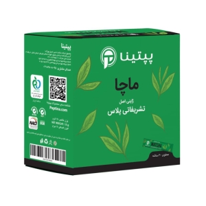 چای ماچا تشریفاتی پلاس پپتینا جعبه 30 عددی