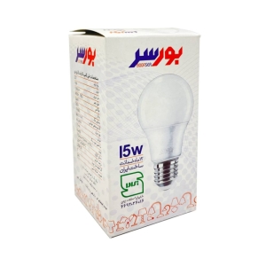 لامپ LED حبابی 15 وات بورسر مدل A70 پایه E27 پک 6 عددی