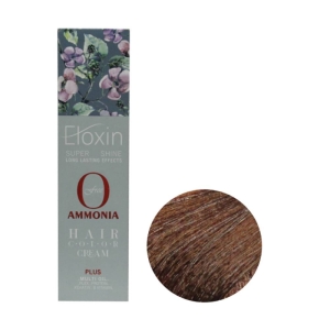 رنگ موی فاقد آمونیاک Eloxin اصل ایتالیا حجم 100 میلی لیتر شماره 6.76 رنگ بلوند شکلاتی تیره