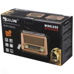 رادیو خورشیدی گولون مدل RX-BT1006SQ
