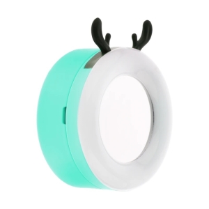 آینه آرایشی رینگ‌لایت‌دار مدل طرح گوزن 