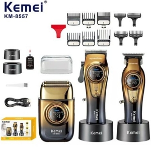 ماشین اصلاح کیمی مدل KM8557 مجموعه ۳ عددی