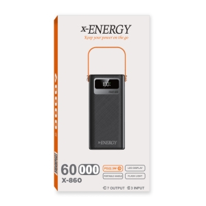 پاوربانک ایکس انرژی مدل X-860 22.5W ظرفیت 60000 میلی آمپر ساعت
