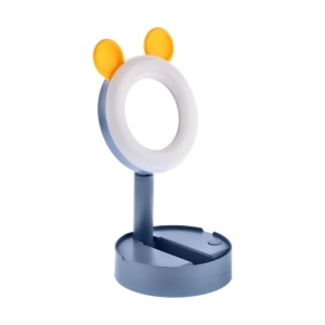 آینه آرایشی رینگ‌لایت‌دار مدل طرح گوش خرس