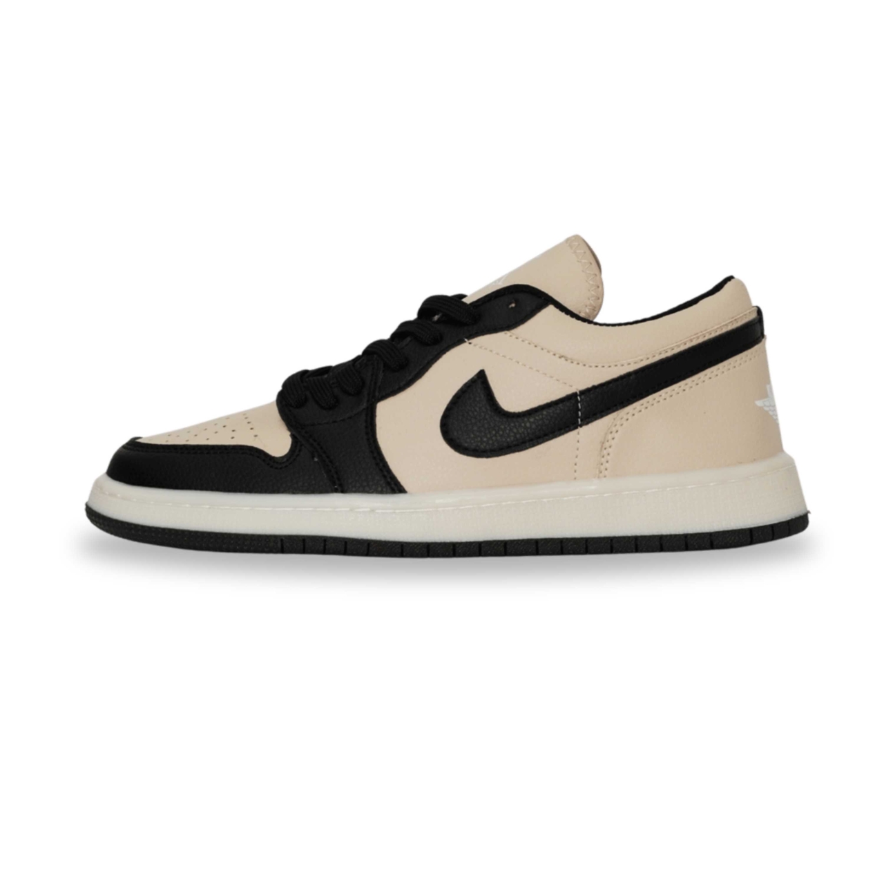 کتونی مردانه مدل نایک جردن رنگ کرم مشکی