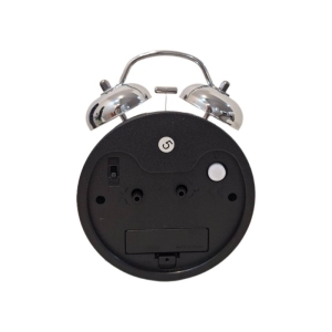 ساعت رومیزی نقره ایی شبرنگ دار مدل MBK 157