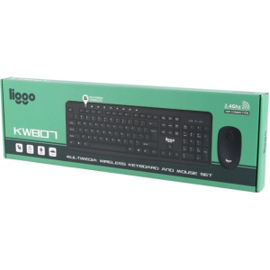 کیبورد و ماوس بی سیم لیگو مدل KW807