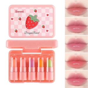 بالم لب دراگون رانی مدل توت فرنگی بسته 5 عددی