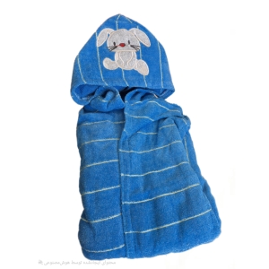 حوله تن پوش کودک مدل خرگوشی سایز 90