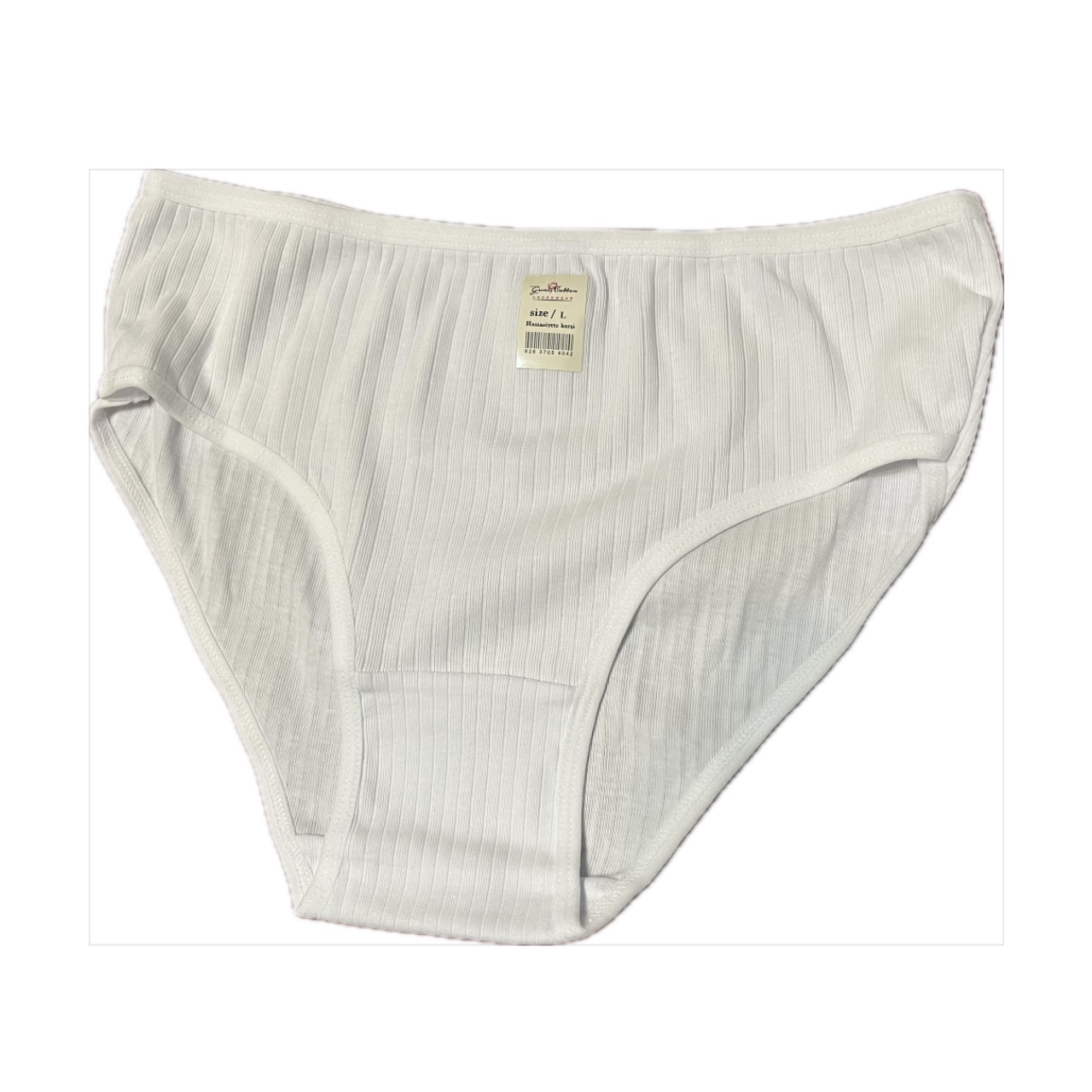 شورت زنانه کبریتی گونش ترک کد 10 - رنگ سفید