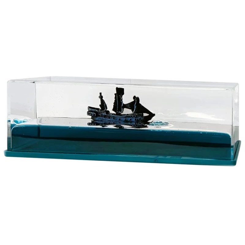 دکوری مدل کشتی معلق و شناور مدل کارائیب مروارید سیاه