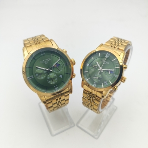 ساعت مچی عقربه ای ست زنانه مردانه سیتیزن مدل M004 gold