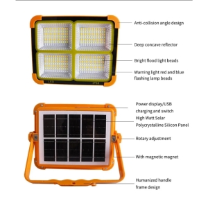  پروژکتور شارژی خورشیدی مدل IP66