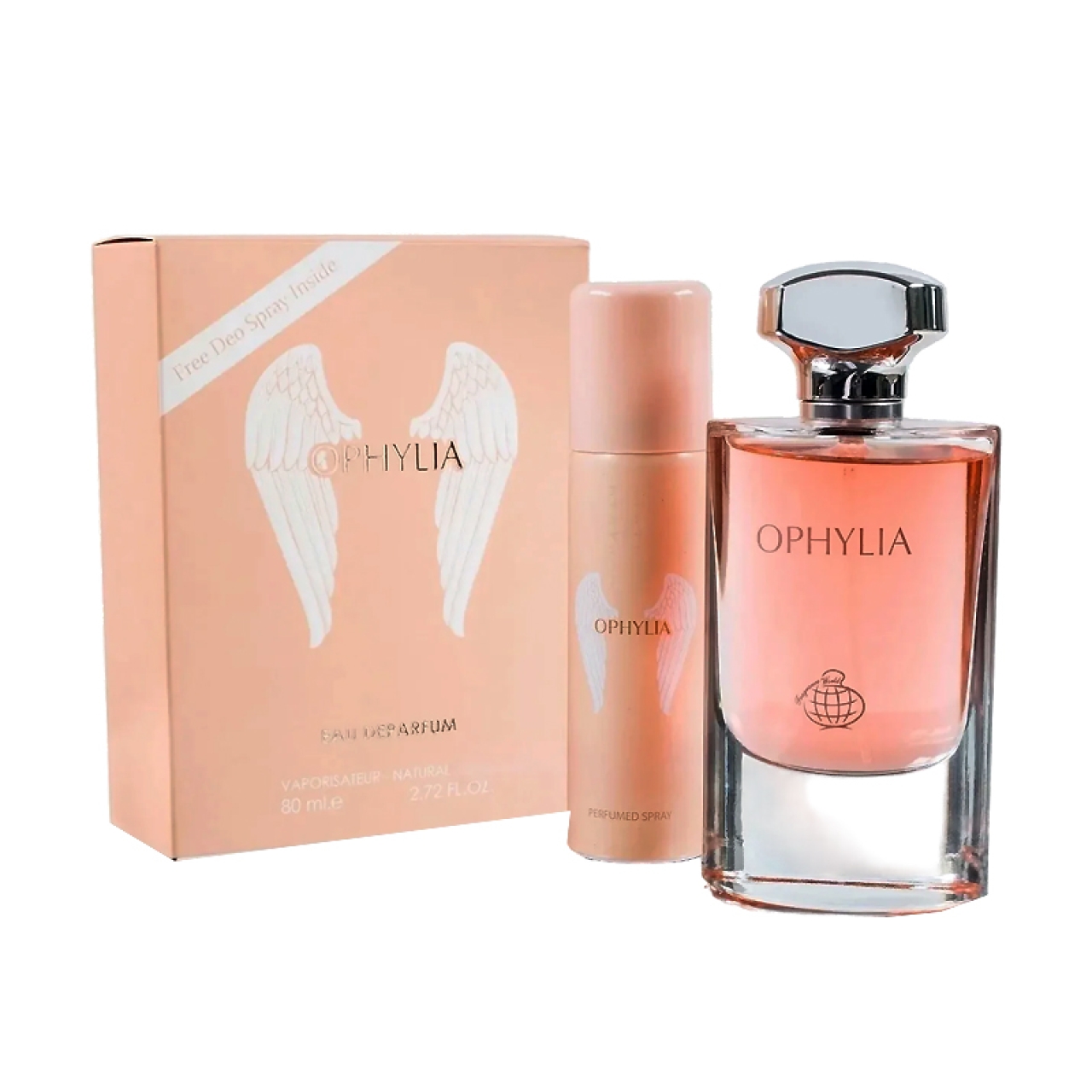 ادوپرفیوم زنانه فراگرنس ورد مدل اوفیلیا حجم 80 میلی لیتر با اسپری رایگان