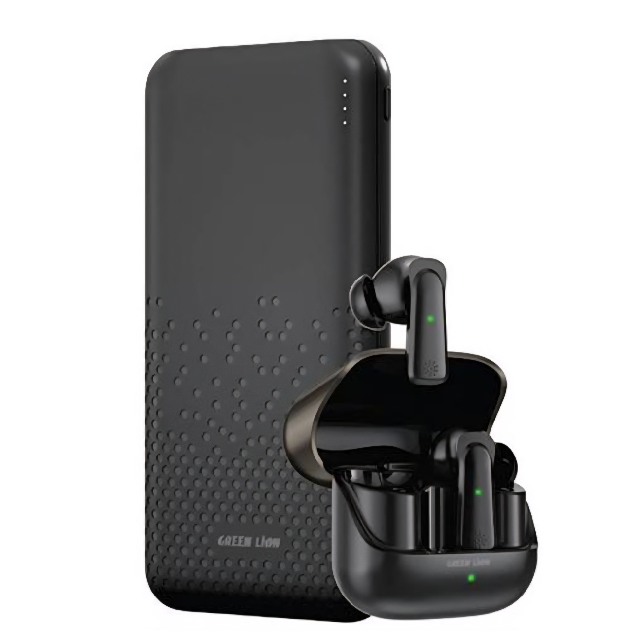 پاوربانک گرین لاین مدل ROME ظرفیت ۱۰۰۰۰ میلی آمپر به همراه هندزفری بلوتوثی