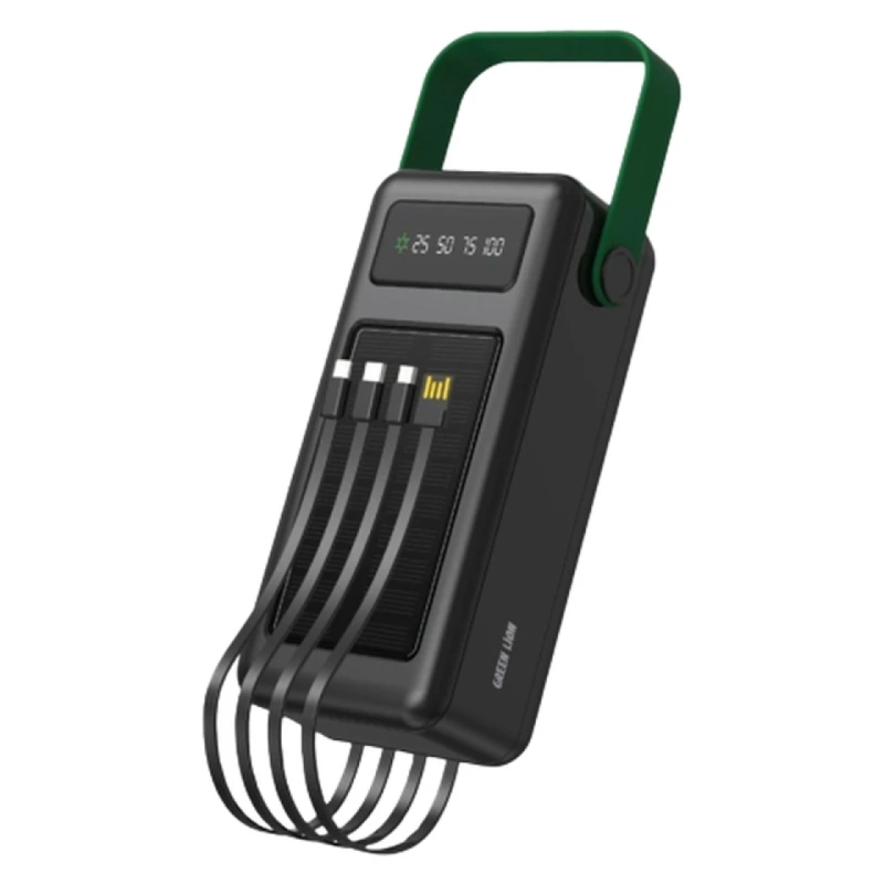 پاوربانک خورشیدی گرین لاین مدل Solar Max ظرفیت ۵۰ هزار میلی آمپر