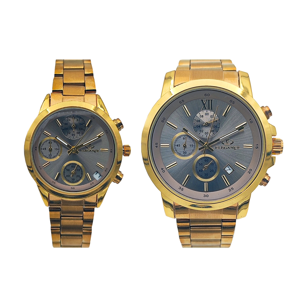 ساعت مچی عقربه ای ست زنانه مردانه الگانس مدل EL1016