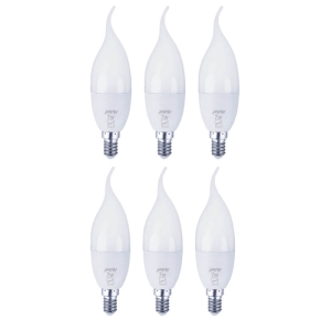 لامپ LED اشکی 7 وات بورسر مدل CL37 پایه E14 پک 6 عددی
